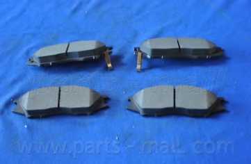 Колодки тормозные передние NISSAN ALMERA CLASSIC 06- <b>PARTS-MALL PKW-004</b> - изображение 2