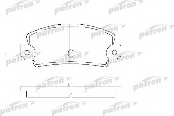 Колодки тормозные дисковые для FIAT 130 / RENAULT 15, 17, 18, 21, 25, 30, 5, ESPACE, FUEGO <b>PATRON PBP114</b> - изображение