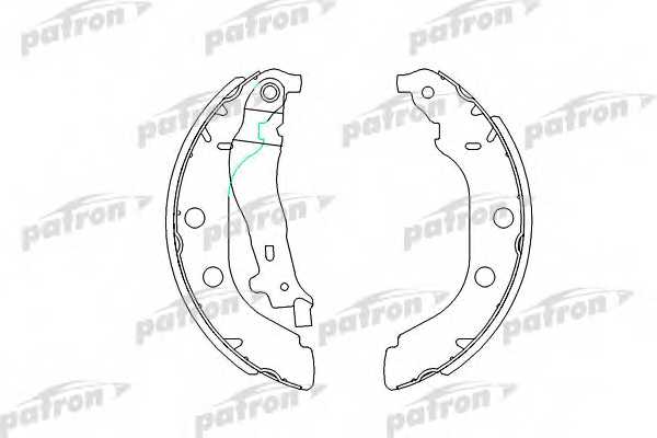 Колодки тормозные дисковые передний для FORD ECONOVAN(KAA,KBA,KCA) / MAZDA E-SERIE(SR1,SR2) <b>PATRON PSP547</b> - изображение