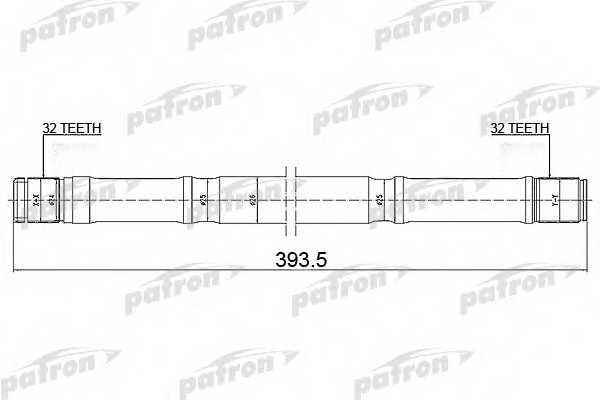 Приводной вал PATRON SR20LH - изображение