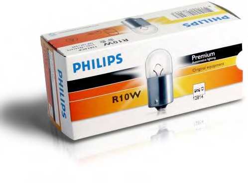 PHILIPS 12814CP - лампа R10W 12V 10W BA15s - изображение 2