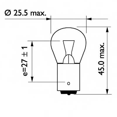 Лампа накаливания PHILIPS GOC 48443728 / 13445CP - изображение 1