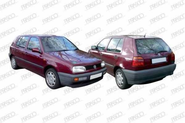Зеркальное стекло наружнего зеркала PRASCO VW0327503 - изображение 1