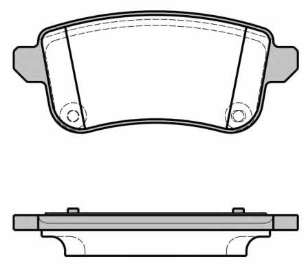 Колодки тормозные дисковые задний для RENAULT MEGANE(BZ0#,DZ0/1#,KZ0/1), SCENIC(JZ0/1#) <b>REMSA 1387.10 / PCA138710</b> - изо Колодки тормозные дисковые задний для RENAULT MEGANE(BZ0#,DZ0/1#,KZ0/1), SCENIC(JZ0/1#) <b>REMSA 1387.10 / PCA138710</b> - изображение