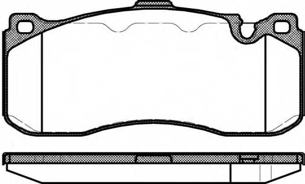 Колодки тормозные дисковые передний для BMW 1(E82,E88) <b>REMSA 1380.00 / PCA138000</b> - изображение