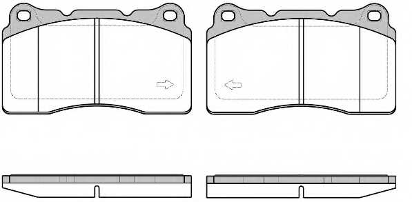 Колодки тормозные дисковые передний для RENAULT MEGANE(DZ0/1#) <b>REMSA 0666.40 / PCA066640</b> - изображение Колодки тормозные дисковые передний для RENAULT MEGANE(DZ0/1#) <b>REMSA 0666.40 / PCA066640</b> - изображение