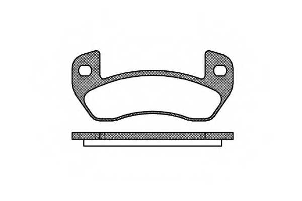 Колодки тормозные дисковые задний <b>REMSA 1152.00 / PCA115200</b> - изображение Колодки тормозные дисковые задний <b>REMSA 1152.00 / PCA115200</b> - изображение