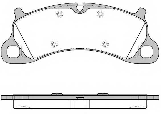 Колодки тормозные дисковые передний для PORSCHE 911(991) <b>REMSA 1542.00 / PCA154200</b> - изображение
