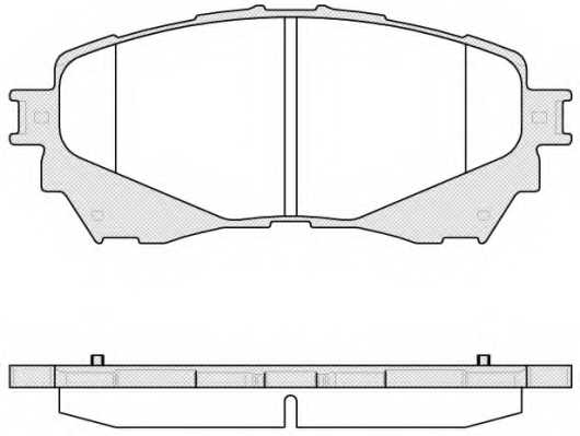 Колодки тормозные дисковые передний для MAZDA 6(GH,GJ) <b>ROADHOUSE 21538.04 / PSX2153804</b> - изображение