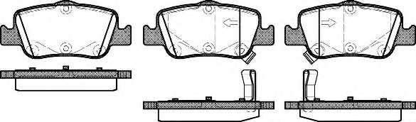 Колодки тормозные дисковые задний для TOYOTA AURIS, COROLLA <b>ROADHOUSE 21356.02 / PSX2135602</b> - изображение