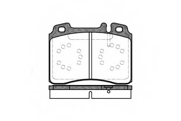 Колодки тормозные дисковые передний для MERCEDES , CABRIOLET, CLK, COUPE, E, KOMBI, SL <b>ROADHOUSE 2379.00 / PSX237900</b> - изображение
