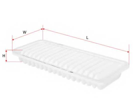 Фильтр воздушный SAKURA Automotive A-1223 - изображение