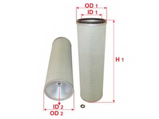 Фильтр воздушный SAKURA Automotive A-5630 - изображение