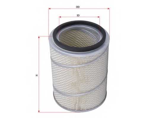 Фильтр воздушный SAKURA Automotive A-6012 - изображение