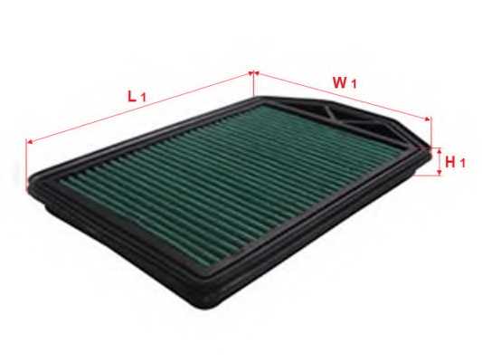 Снят фильтр воздушный (нулевого сопротивления) <b>SAKURA AUTOMOTIVE AR16711</b> - изображение