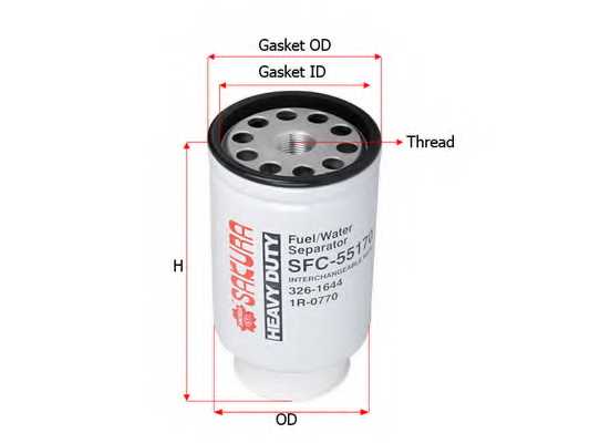 Фильтр топливный SAKURA Automotive SFC-55170 - изображение