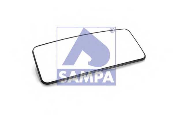Зеркальное стекло наружнего зеркала SAMPA 022.127 - изображение