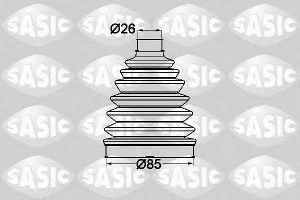 Комплект пылника приводного вала SASIC 1904021 - изображение Комплект пылника приводного вала SASIC 1904021 - изображение