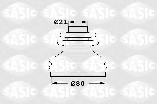 Комплект пылника приводного вала SASIC 1906029 - изображение