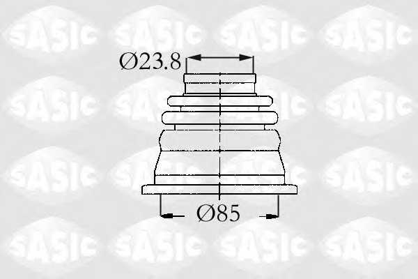 Комплект пылника приводного вала SASIC 4003419 - изображение Комплект пылника приводного вала SASIC 4003419 - изображение