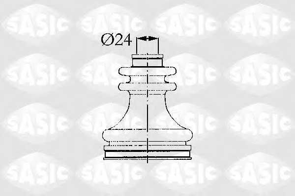Комплект пылника приводного вала SASIC 4003425 - изображение Комплект пылника приводного вала SASIC 4003425 - изображение