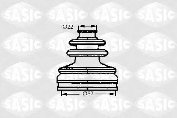 Комплект пылника приводного вала SASIC 4003467 - изображение