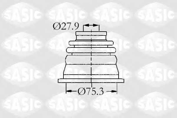 Комплект пылника приводного вала SASIC 4003470 - изображение