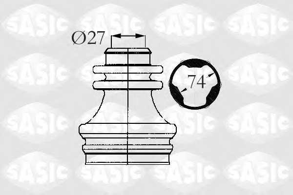 Комплект пылника приводного вала SASIC 4003472 - изображение