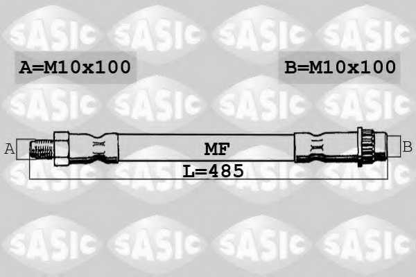 Тормозной шланг SASIC 6600065 - изображение Тормозной шланг SASIC 6600065 - изображение