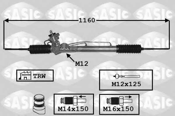 Рулевой механизм SASIC 7006163 - изображение
