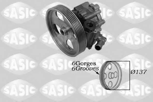 Насос гидроусилителя руля SASIC 7070057 - изображение