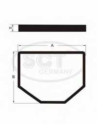 Фильтр салонный SCT Germany SA 1175 - изображение 2