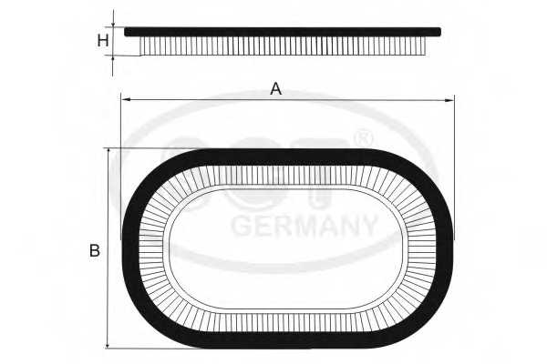 Фильтр воздушный SCT Germany SB 934 - изображение 2