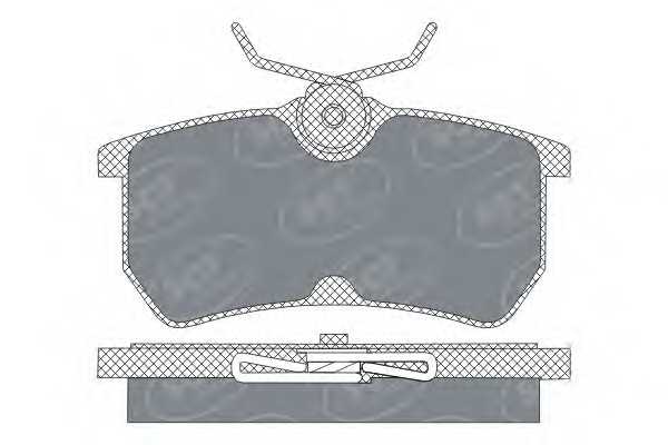 Колодки торм RR FORD FOCUS <b>SCT GERMANY SP306</b> - изображение