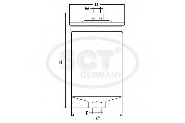 Фильтр топливный SCT Germany ST 315 - изображение 2