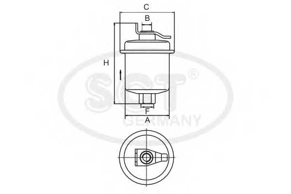 Фильтр топливный SCT Germany ST 346 - изображение 2