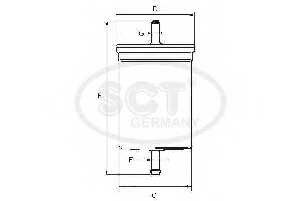 Фильтр топливный SCT Germany ST 393 - изображение 2
