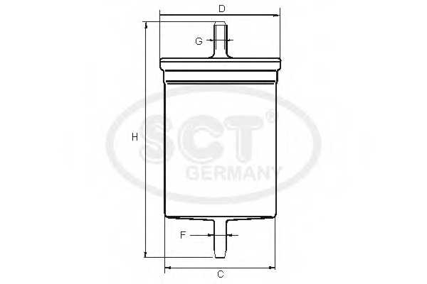 Фильтр топливный SCT Germany ST 491 - изображение 2