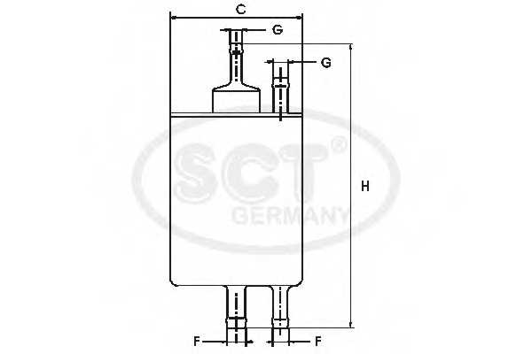 Фильтр топливный SCT Germany ST 6098 - изображение 2