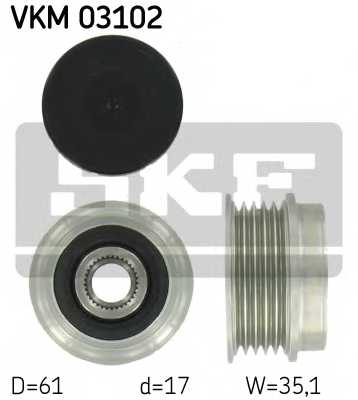 Муфта генератора <b>SKF VKM03102</b> - изображение Муфта генератора <b>SKF VKM03102</b> - изображение