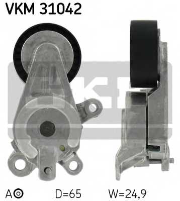 Натяжной ролик поликлинового ременя SKF VKM 31042 - изображение