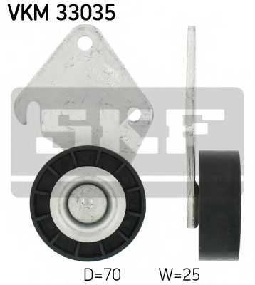 Паразитный / ведущий ролик поликлинового ременя SKF VKM 33035 - изображение Паразитный / ведущий ролик поликлинового ременя SKF VKM 33035 - изображение