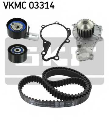 Комплект зубчатого ремня + водяной насос <b>SKF VKMC03314</b> - изображение