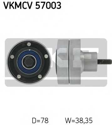 Паразитный / ведущий ролик поликлинового ременя SKF VKMCV 57003 - изображение