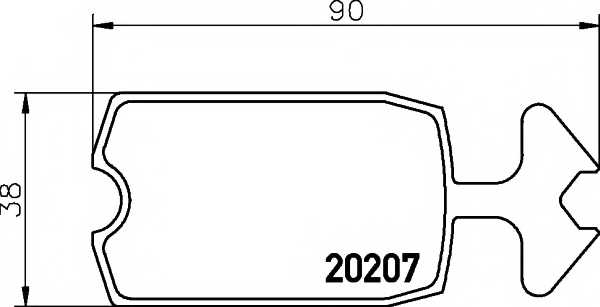 Колодки тормозные дисковые для CITROEN 2 CV, ACADIANE, DYANE, MEHARI <b>TEXTAR 2020709 / 20207</b> - изображение Колодки тормозные дисковые для CITROEN 2 CV, ACADIANE, DYANE, MEHARI <b>TEXTAR 2020709 / 20207</b> - изображение