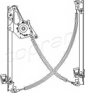 Подъемное устройство для окон <b>TOPRAN 111 274</b> - изображение Подъемное устройство для окон <b>TOPRAN 111 274</b> - изображение