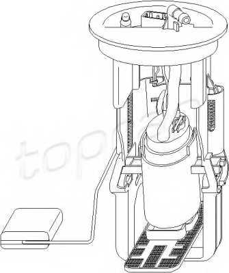 Топливный насос <b>TOPRAN 500 823</b> - изображение