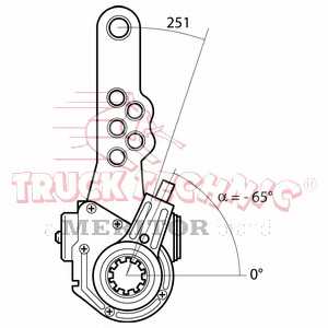 Регулируемый вал, регулятор TRUCKTECHNIC TT70.02.873 - изображение Регулируемый вал, регулятор TRUCKTECHNIC TT70.02.873 - изображение