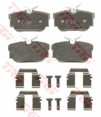 Колодки тормозные дисковые для VW KOMBI(T2), TRANSPORTER(70XA, 70XB, 70XC, 70XD, 7DB, 7DK, 7DW) <b>TRW GDB1325 / 23224</b> - изображение 1