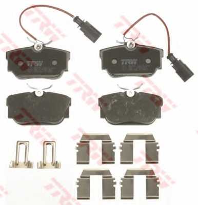 Колодки тормозные дисковые для FORD GALAXY(WGR) / VW KOMBI(T2), SHARAN(7M6, 7M8, 7M9), TRANSPORTER(70XA, 70XB, 70XC, 70XD, 7DB, 7DK, 7DW) <b>TRW GDB1326 / 23224</b> - изображение 1